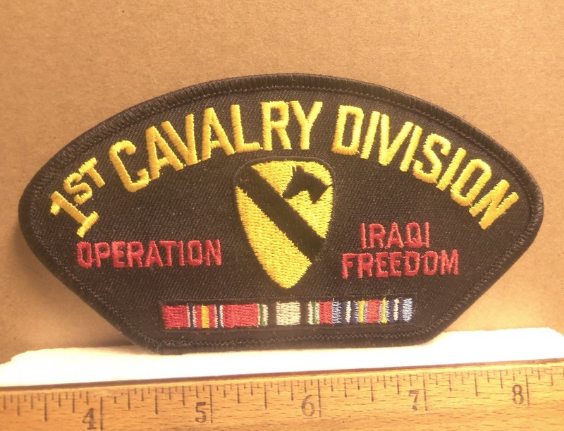 US Army - 1st Cavalry Division Operation Iraqi Freedom Embroidered Patch
