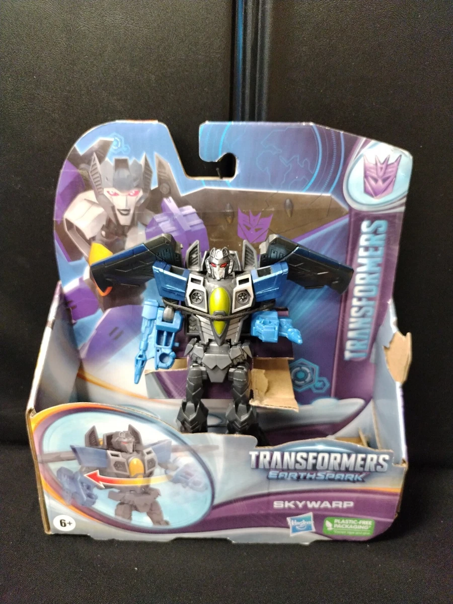 Transformers Toys EarthSpark Warrior Class Skywarp Action Figure