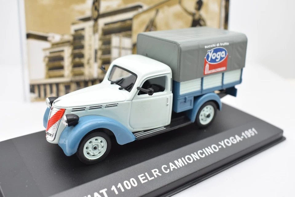 Coleção de veículos Fiat 1100 Elr de metal fundido escala 1:43 - Imagem 3 de 3