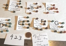 6 Swarovski 13X8mm 2 way Connector Ball Dangle Drops Brass Jewelry Findings 923