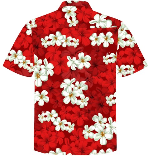 Mens 100% Cotton Hawaiian Shirts Size S - 8XL Short Sleeve Aloha Floral Classic - Picture 101 of 175