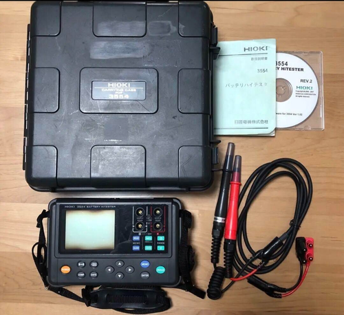 Hioki Battery HiTester 3554 Deterioration Diagnosis Used W/ Case Power Supply OK - Picture 2 of 20