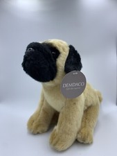 Pug Dog 10" Plush New With Tags, Brand Is Demdaco Very Sweet, Lifelike Puppy.