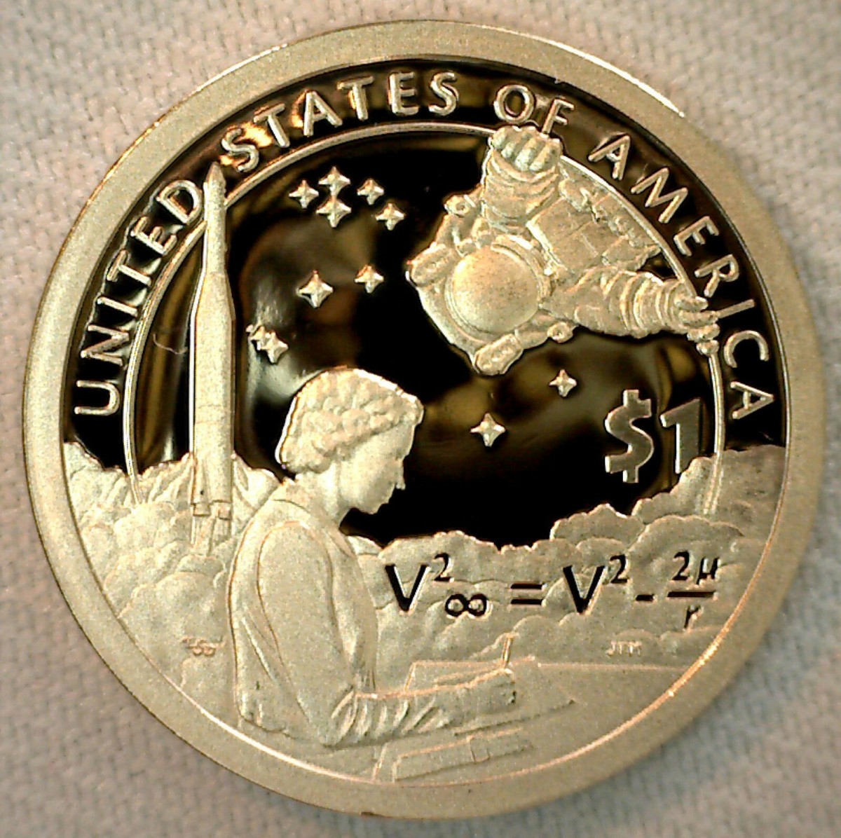 2019 S Sacagawea Proof One Dollar American Indians In the Space