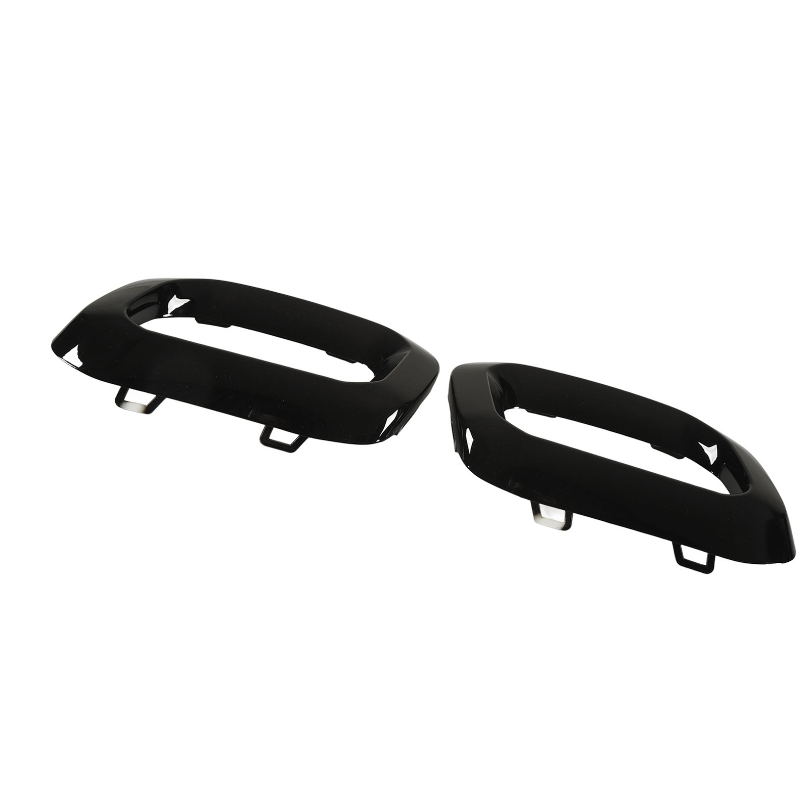 ABS Auspuff-Endrohrverkleidung Schwarz Für Mercedes GLE GLC GLS 2019-2022 - Selbstklebend