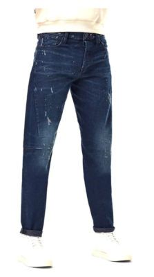 G-Star Raw Suctar 3D Slim Fit Tapered Leg Paint Splatter Denim 