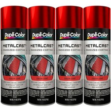 Dupli-color Mc200 11oz. Red Anodized Coating Automotive Spray Paint Pack Of 4