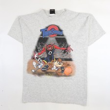 Vintage Space Jam Tune Squad T-Shirt Size Large Warner Bros 1996 90s