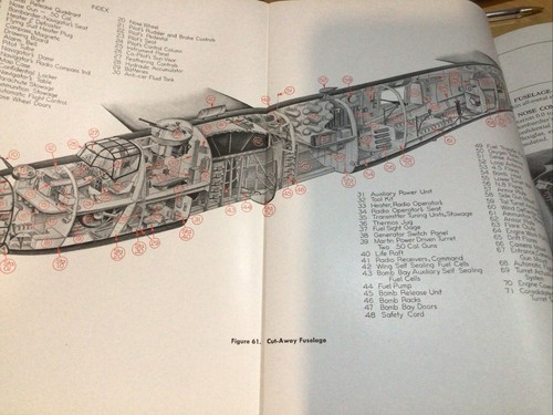 Manual de servicio e instrucciones consolidado avión general para B-24D Liberator - Imagen 20 de 24