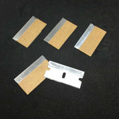 5pc Razor Blades Single Edge Extra Sharp Heat Treated Safety Knife  Great Buy !!