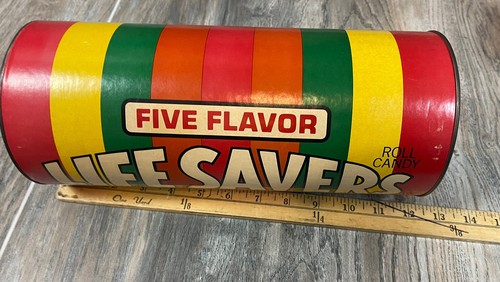 Hucha salvavidas 95 vintage lata el rollo caramelo con el agujero tamaño 12x5 - Imagen 12 de 17