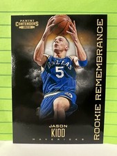 2012-13 Panini Contenders Rookie Remembrance Jason Kidd #15 HOF Dallas Mavericks