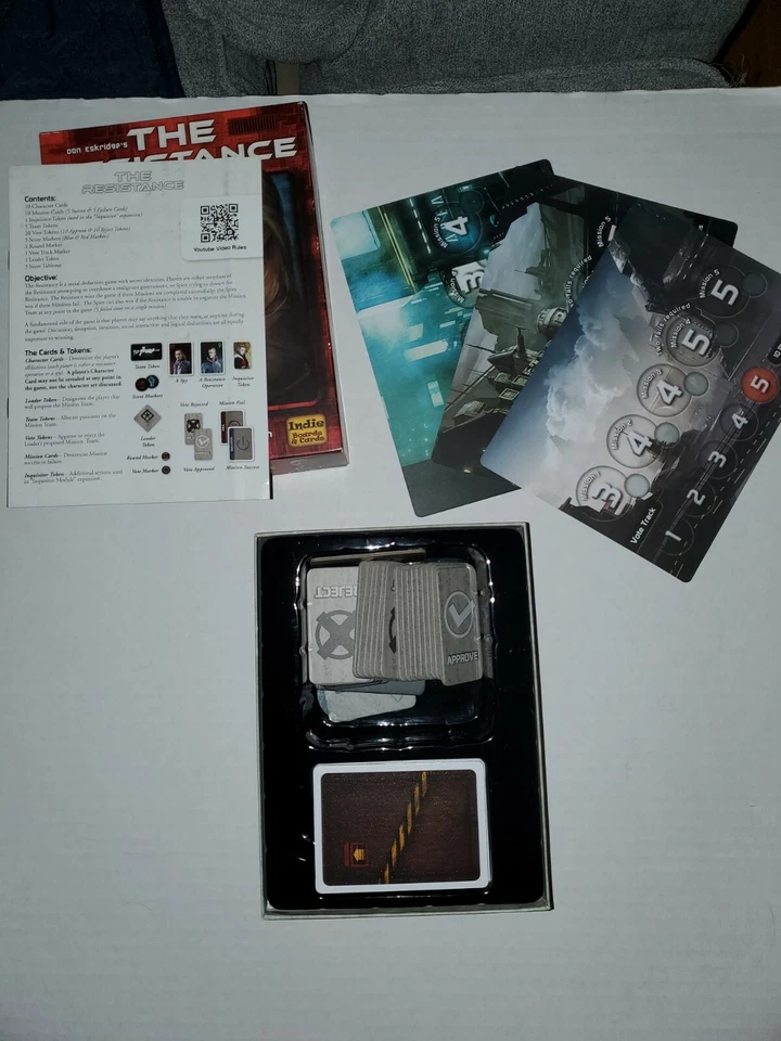 Don Eskridge The Resistance Indie Boards and Cards Used GREAT Shape! - Image 2 of 2