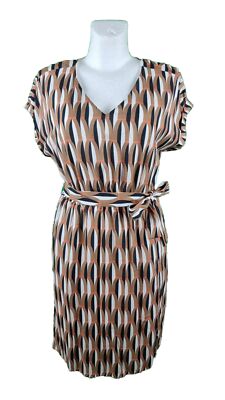 Alba Moda Kleid Größe 36 38 Freizeitkleid Sommerkleid Mehrfarbig Ärmellos Dress