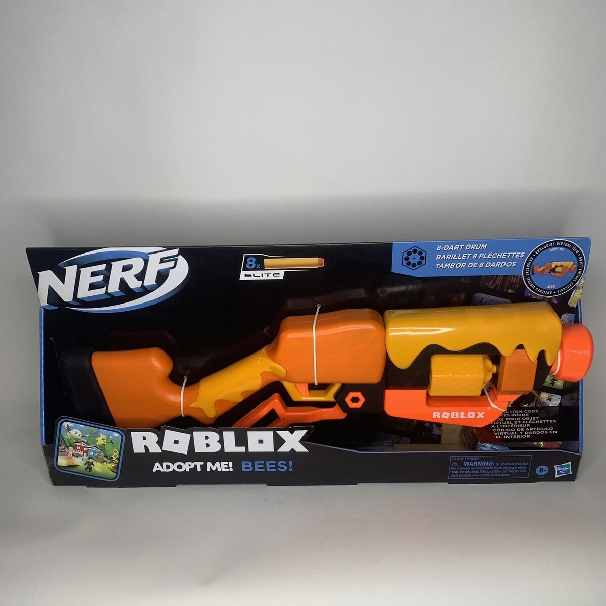 WORKING NERF Roblox Adopt Me!: BEES! Dart Blaster Gun (F2486) 195166126807