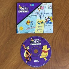 Disney's Winnie The Pooh And Friends Print Studio PC 1997 CD-ROM Windows 95 