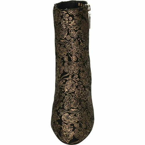 LADIES RAVEL FENICE V&A COLLECTION BLACK PRINT ANKLE BOOT UK SZ 4 BNIB - Picture 6 of 10
