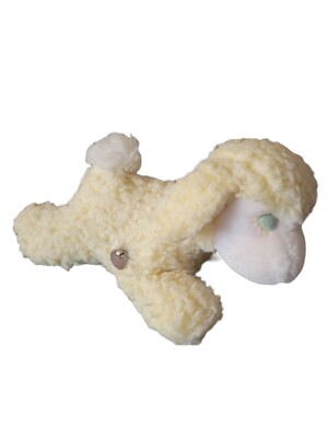Vintage Eden Wind-Up Musical & Moving Head Plush Lamb Sheep Stuffed Animal Toy 