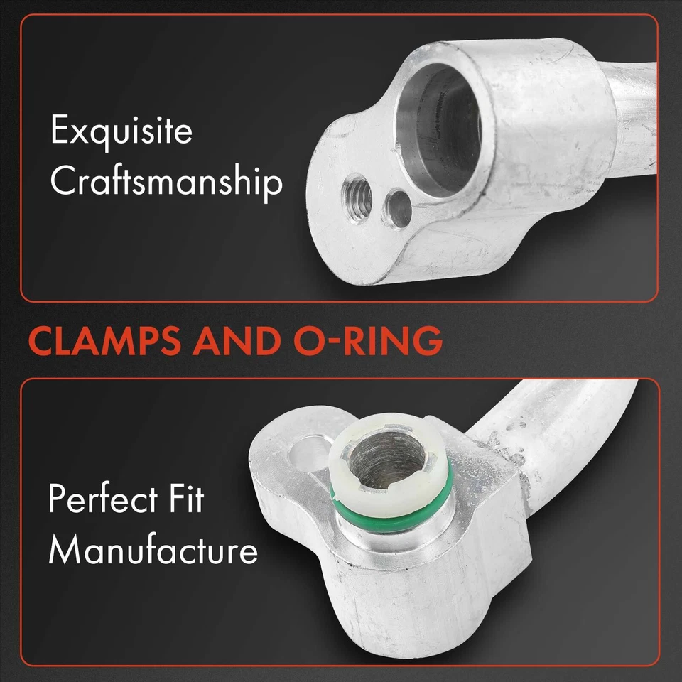 Manguera de línea de descarga de aire acondicionado para Dodge Sprinter 2500 Freightliner Sprinter 3500 07-08 Foto 3 de 4