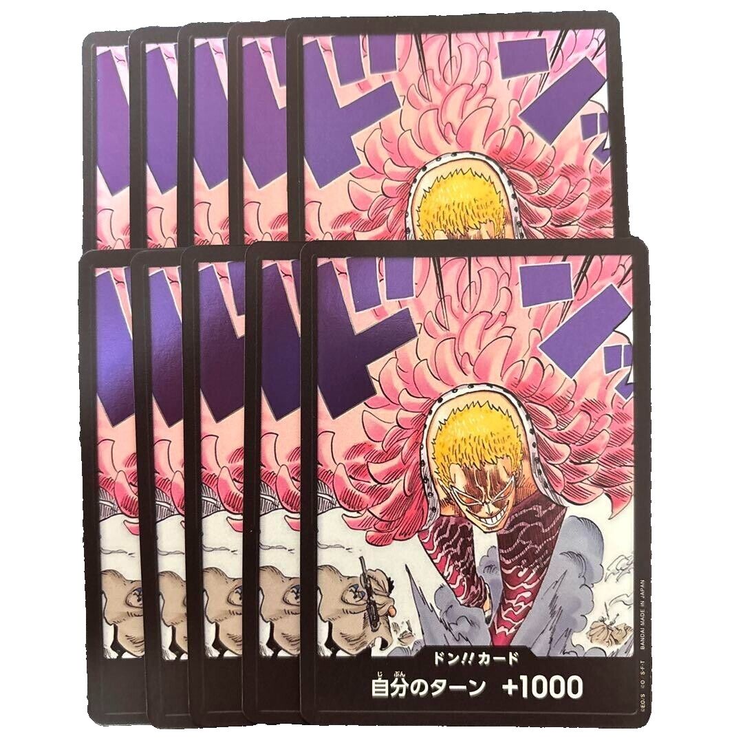 10 Cards OP10 ONE PIECE DON !! Card Donquixote Doflamingo 10 Cards OP10 ONE PIECE DON !! Card Donquixote Doflamingo