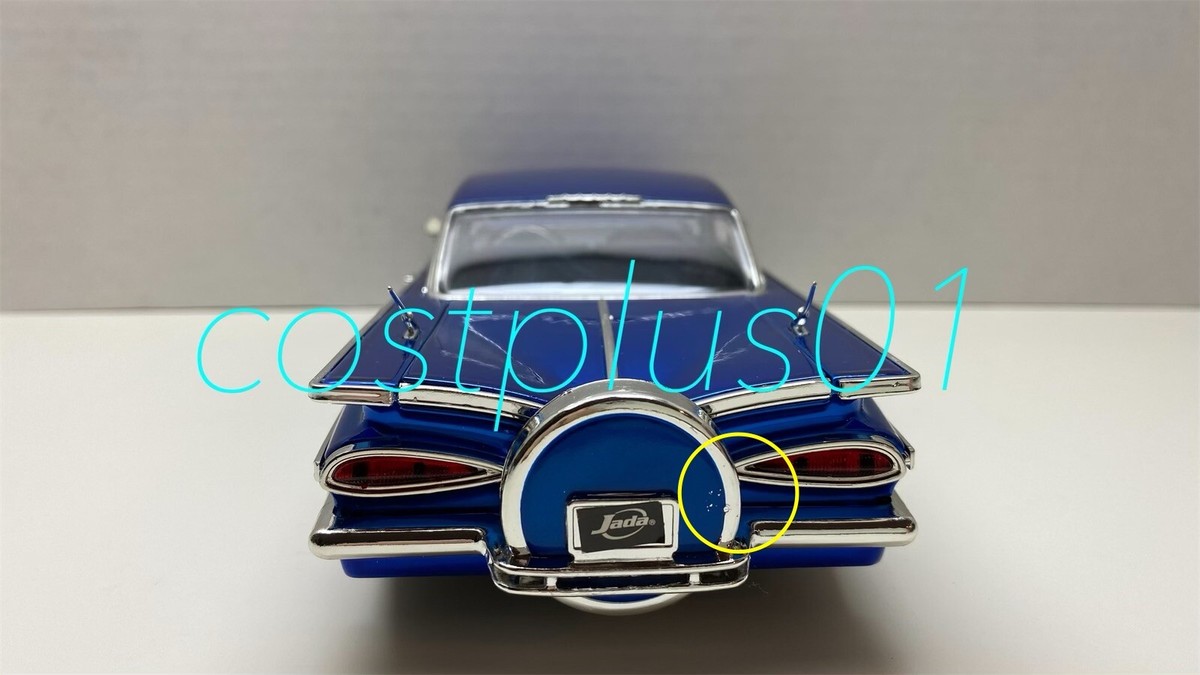 ミニカー Jada 1/24 CHEVY IMPALA 1959 1/24 Jada 1959 Chevrolet Impala SS Lowrider DUB Wire Wheels (Candy