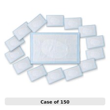 Case of 150 Medline Protection Plus Polymer Underpads 23x36 in MSC281236P