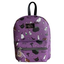NWT Disney Bioworld Hocus Pocus Icons Mini Backpack Purple Black Movie