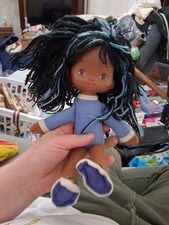 Indigo Purple Rainbow Brite 10" Doll Hallmark Cards Mattel 1983 RARE Vintage