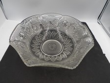Duncan & Miller SANDWICH CRYSTAL  CRIMPED BOWL*