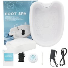 Ionic Detox Foot Bath Massage Machine with Basin Electric Foot Deep Tissue
