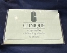 Clinique stay-matte oil-blotting sheets 15 Sheets New Sealed Discontinued