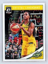 2019 Panini Donruss WNBA CRYSTAL LANGHORNE Optic #72 Storm