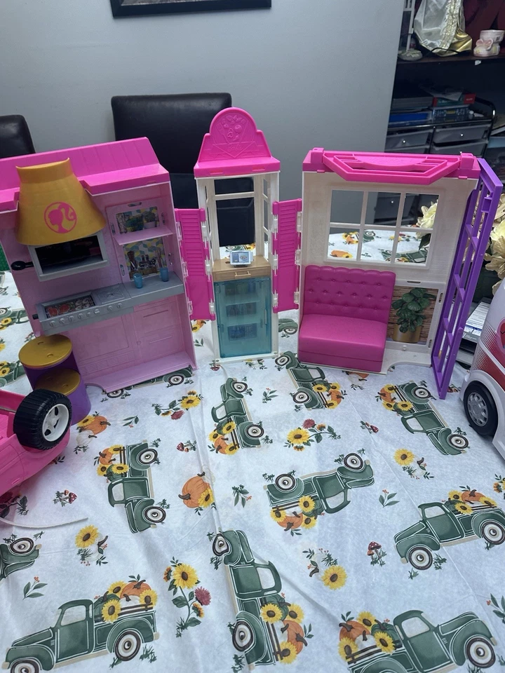 Barbie Cook 'n Grill Restaurante Divertido Viaje Casa Juego Muebles Muñecas Foto 2 de 4