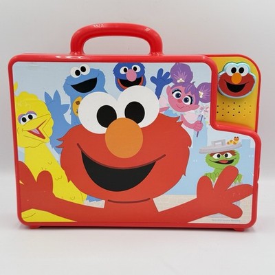 Sesame Street Elmo s Learning Letters Bus Activity Board Red - COMPLETE & WORKS!