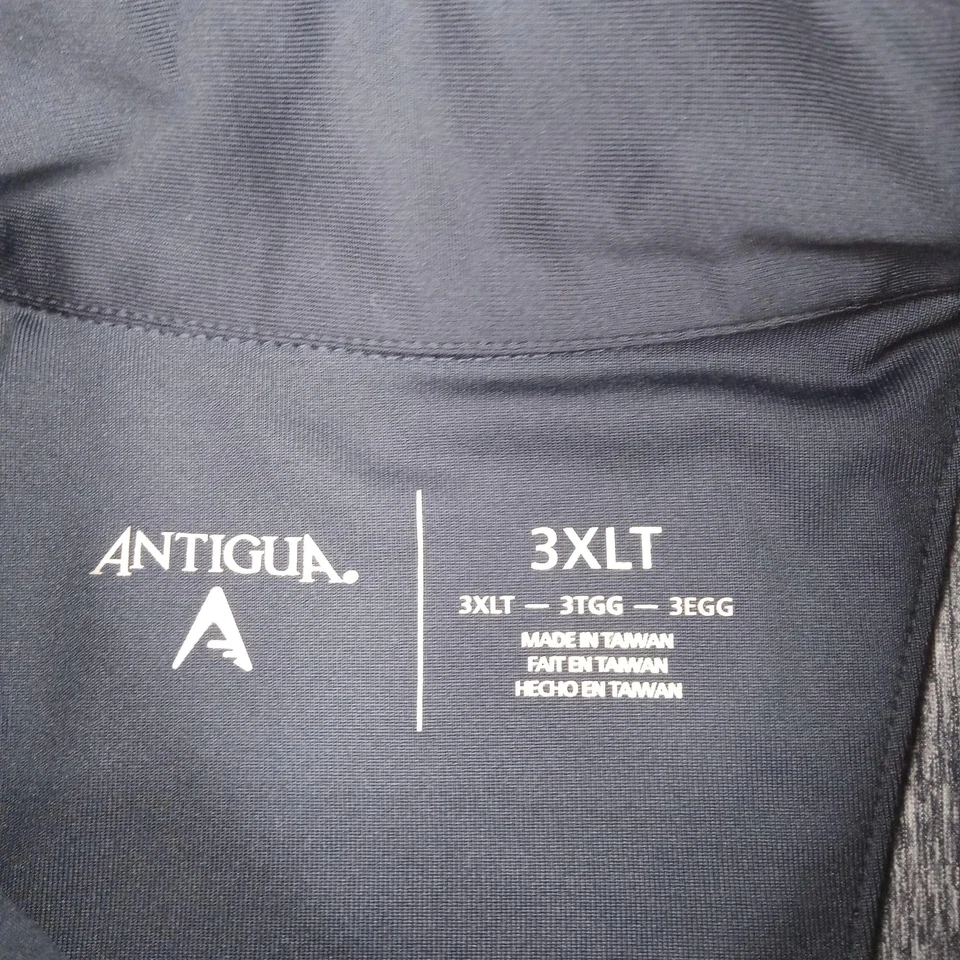 Camisa Virginia Cavaliers Para Hombres 3XLT Gris NCAA Cuarto Cremallera Manga Larga Sudadera Foto 2 de 4