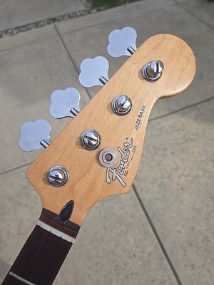 2002 Fender Standard Jazz Bass Neck + Tuners Rosewood MIM | eBay