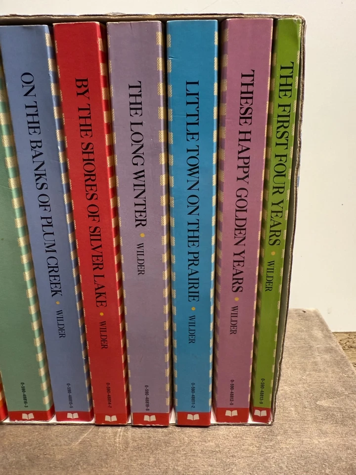 Little House Books-All Uniform 1953, illustrated Full 9-Volume Paperback Set - Image 3 of 4