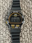 Vintage 90s Timex Ironman Triathlon 32mm Black 8 Lap Women's Digital Watch