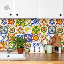 - Stickers Tiles Kitchen Bathroom Tiles Stickers PVC Waterproof Anti-Frost