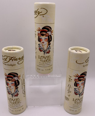 Ed Hardy Love & Luck .25fl oz Eau de Parfum Vintage Y2K Box MINI