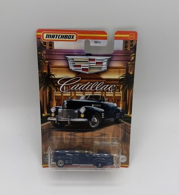2021 MATCHBOX BLUE '41 CADILLAC SERIES 62 CONVERTIBLE COUPE, MBX CADILLAC #12/12