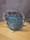Vtg Murano Style Blown Glass Angelfish Beautiful