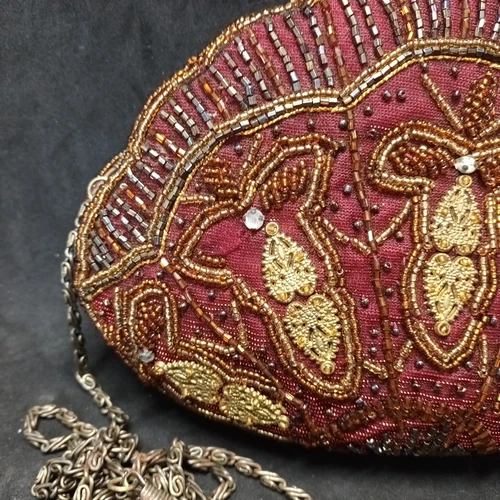 Bolso de hombro con cuentas - algunos daños - Imagen 7 de 12