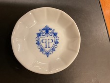 The Plaza Hotel New York Vintage Trinket Dish. White Porcelain Mid 20th Century!