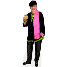 John Barry Humphries (Pink Scarf) Mini Size Cutout