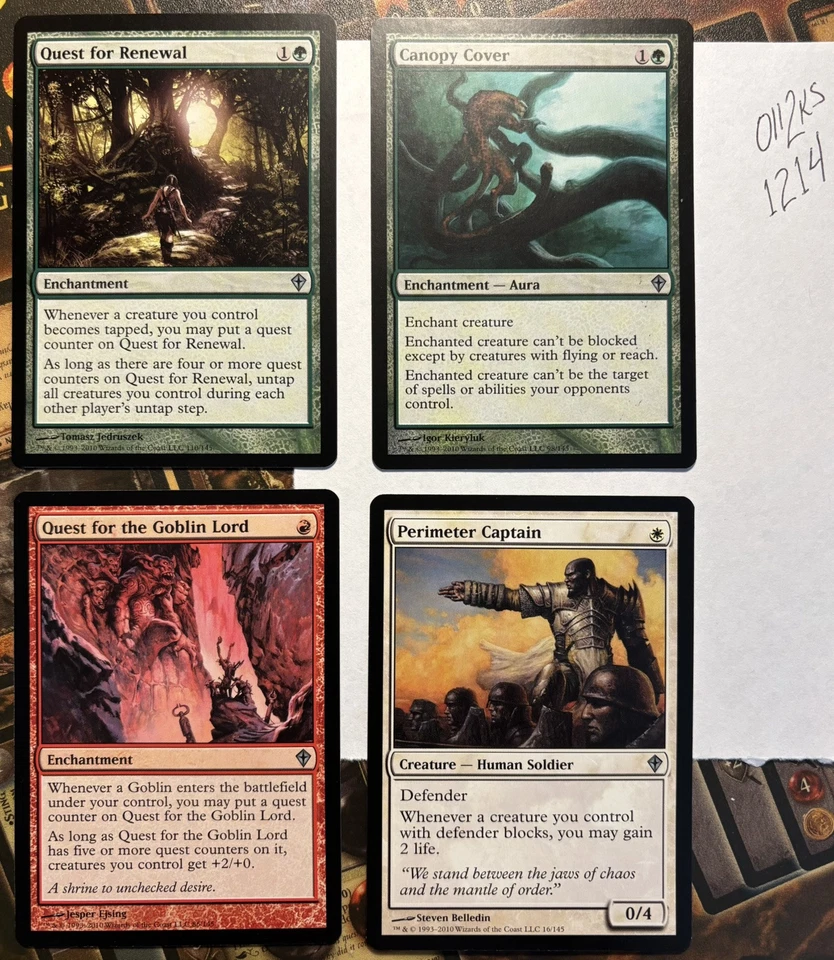 MTG Worldwake UNCOMMON COMPLETE SET WWK 40 cards NM - Image 3 of 3