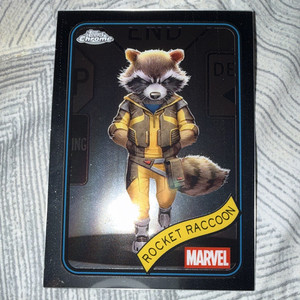 Topps 2025 Topps Chrome Marvel Base Set Rocket Raccoon Card #120 Non-Sport