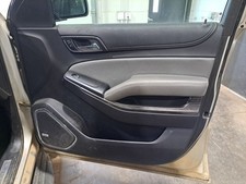 2016 Tahoe Rh Pass Side Front Door Interior Trim Panel Black/Gray H2v