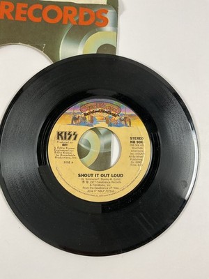 KISS   Shout It Out Loud /Nothin  To Lose 7'' 45 RPM Vinyl 1974 Casablanca