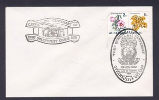 1982 FORT QUEENSCLIFF CENTENARY DECIMAL STAMP SOUVENIR COVER #184